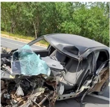 Acidente envolvendo carro e caminhão de bebidas deixa uma pessoa morta na Serra de Santa Luzia