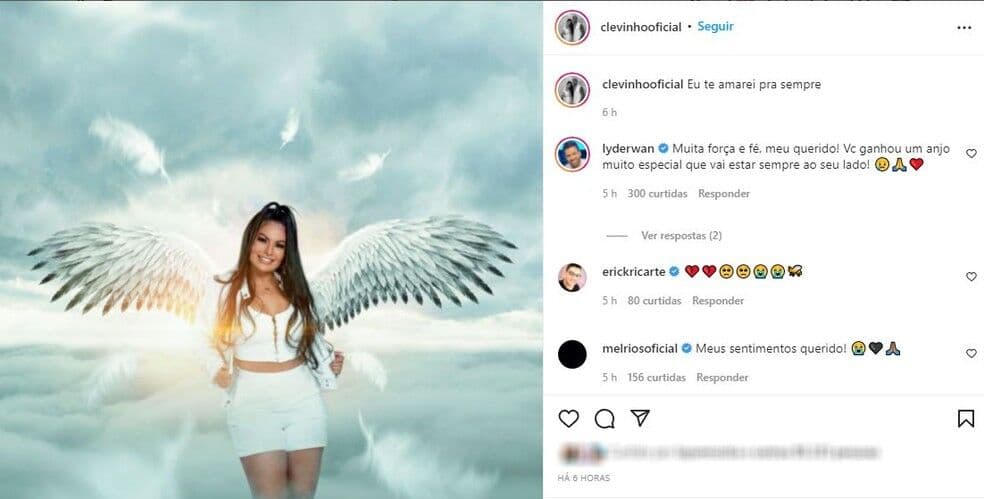 Marido de Paulinha Abelha posta homenagem à artista: 'Te amarei para sempre'