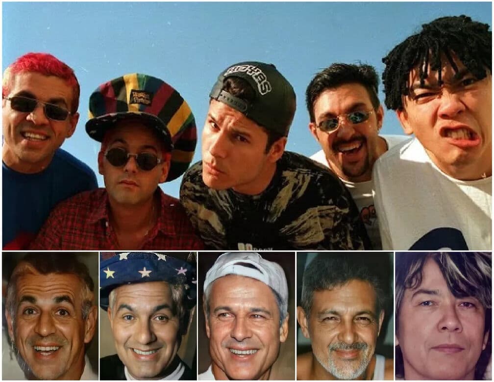 Mamonas Assassinas: artista usa inteligência artificial para simular como músicos estariam se fossem 'cinquentões' hoje