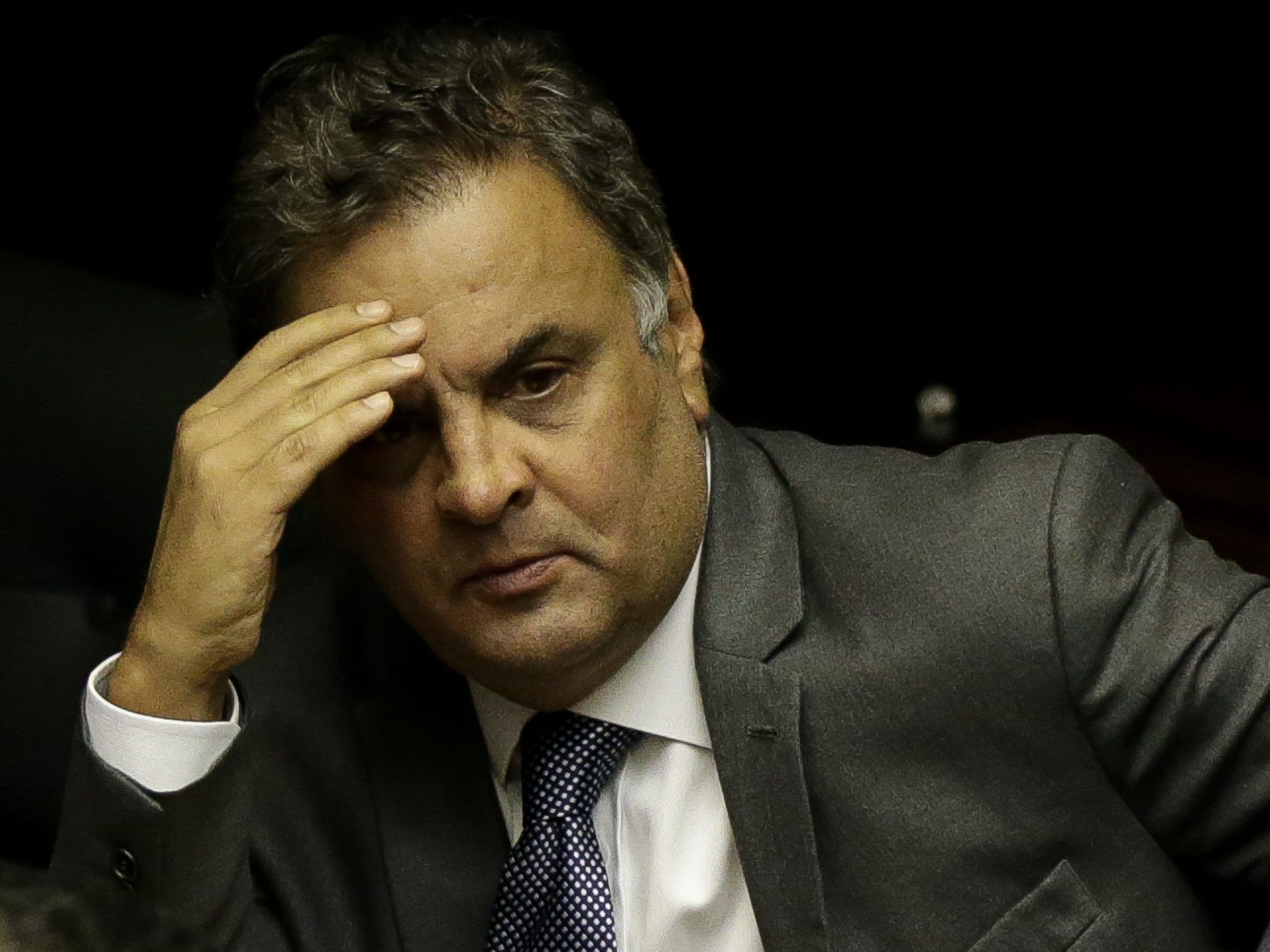 Doria insistir em disputar presidência levará PSDB à quase extinção, diz Aécio