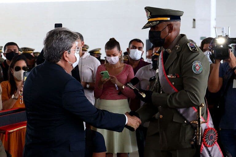 Governador empossa novo comandante da Polícia Militar, coronel Sérgio Fonseca de Souza e outros cargos da Secretaria de Segurança