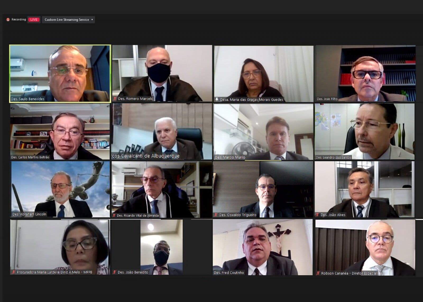 Pleno do TJPB aprova criação de Vara Criminal para julgamento de Organizações Criminosas