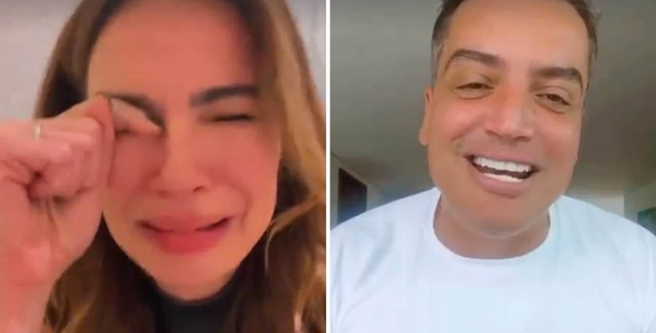 Luciana Gimenez surge aos prantos após Leo Dias divulgar que seu pai deixou R$ 2 milhões a desconhecida
