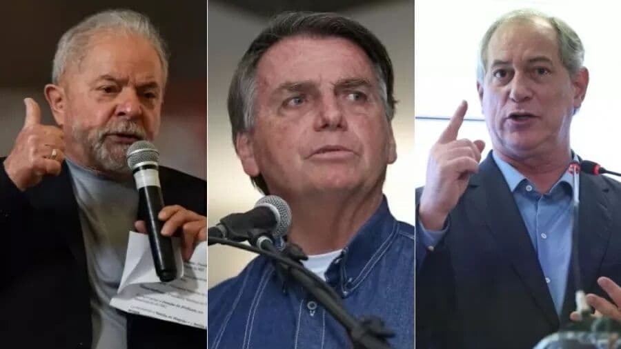 Pesquisa BTG/FSB: Lula lidera com 44%; Bolsonaro tem 32%, e Ciro, 9%