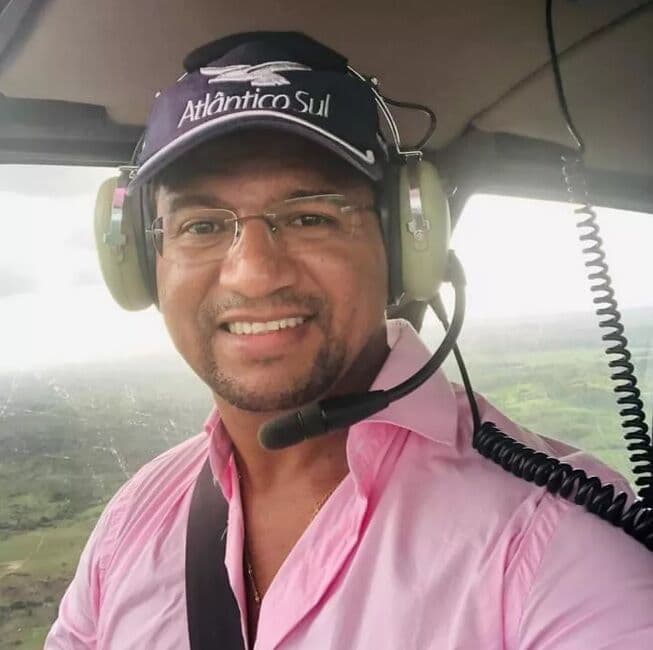 Corpo do piloto paraibano morto em queda de helicóptero em Roraima chega hoje à Paraíba