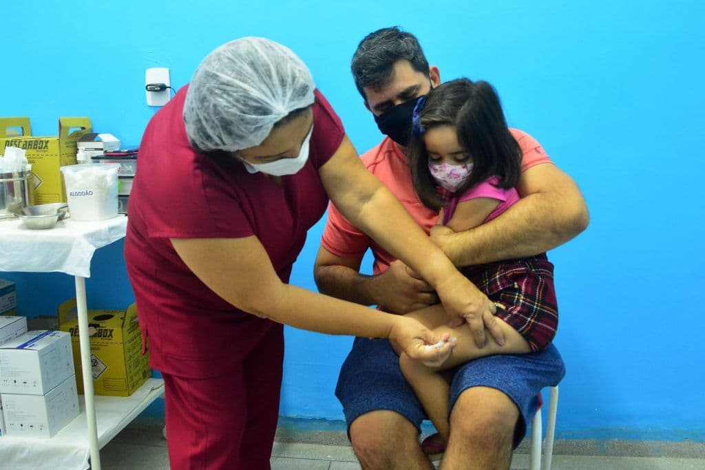 João Pessoa inicia vacinação contra Covid-19 para crianças a partir de 3 anos sem comorbidades ou deficiência