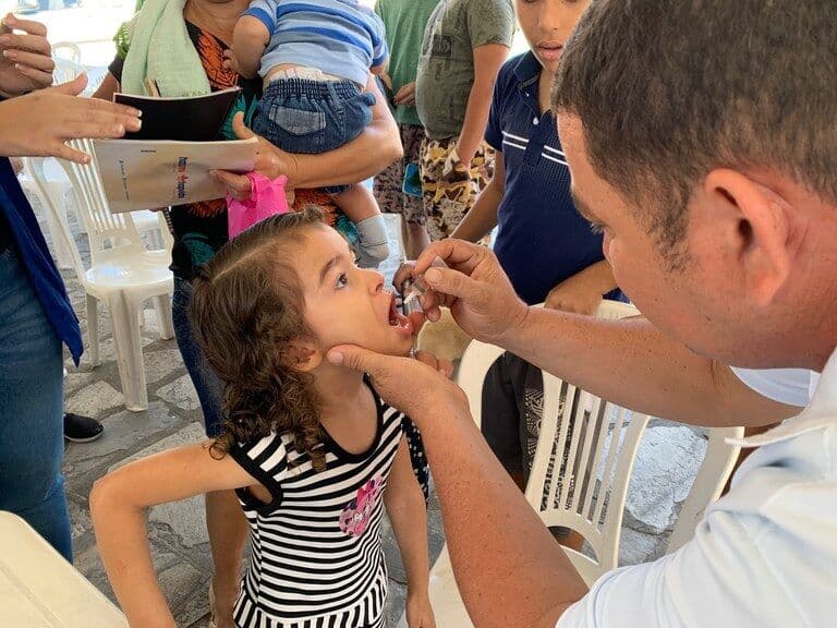 Poliomielite: apenas 40% das crianças paraibanas foram vacinadas; campanha segue até domingo