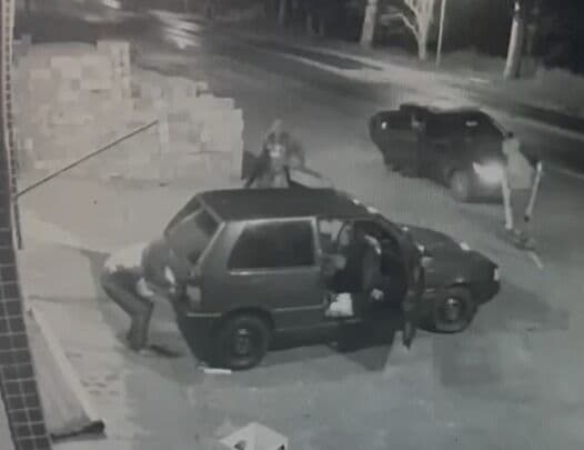 Gangue da marcha à ré volta a atacar e arromba loja de construção durante madrugada em Lagoa Seca