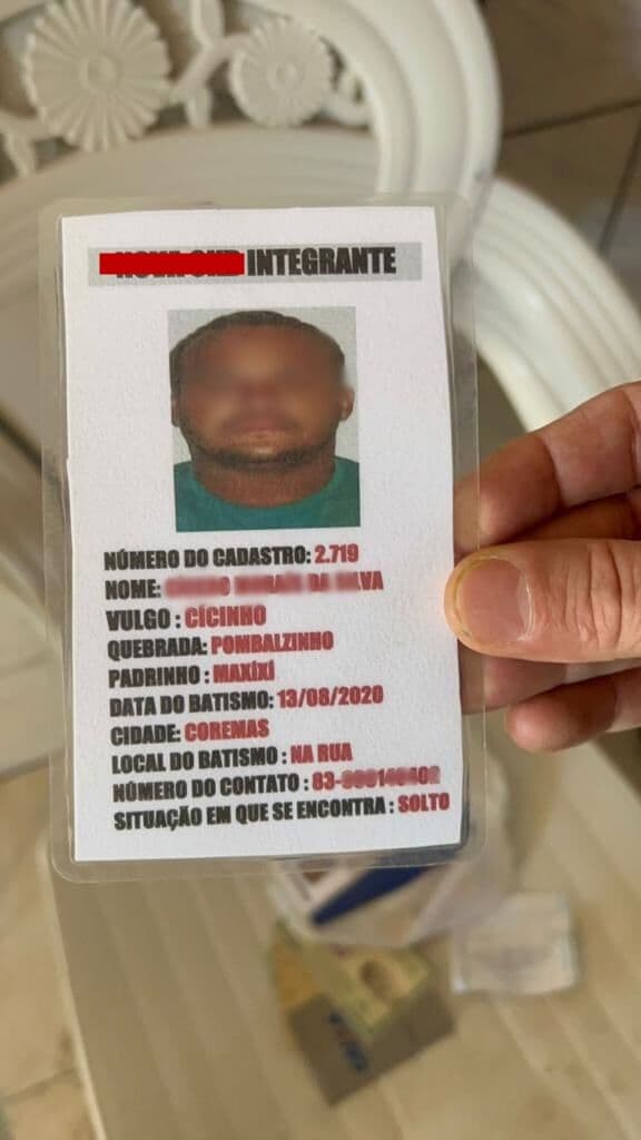 Polícia Civil desarticula grupo criminoso, apreende drogas e encontra ‘cartão de filiação’ do crime em Coremas