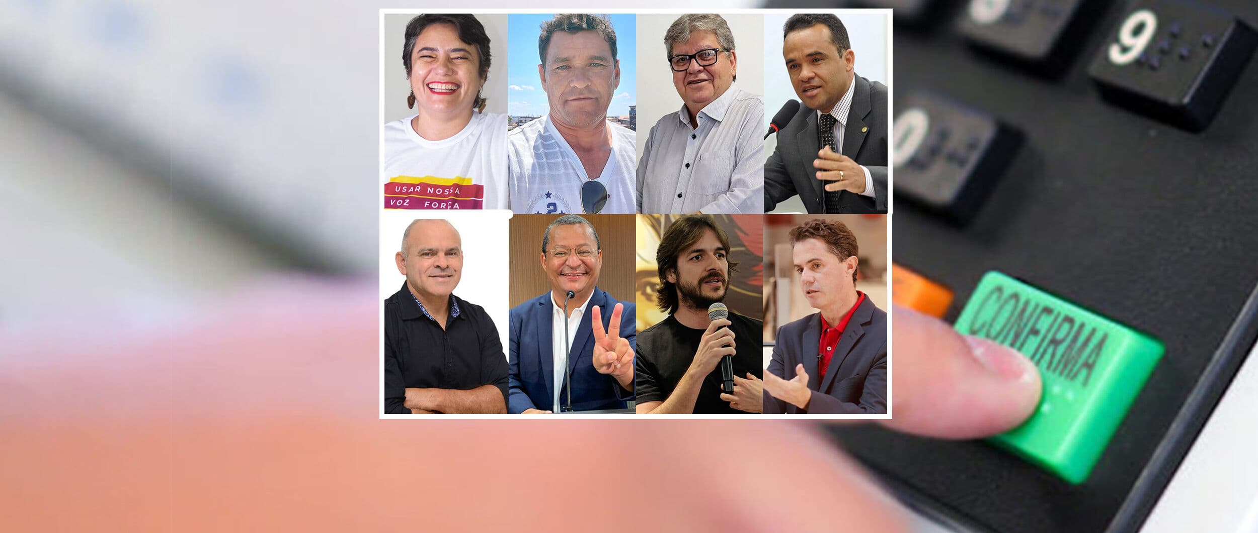 Ipec: João Azevêdo tem 37% e Pedro e Veneziano têm 21% das intenções de voto para governador da Paraíba