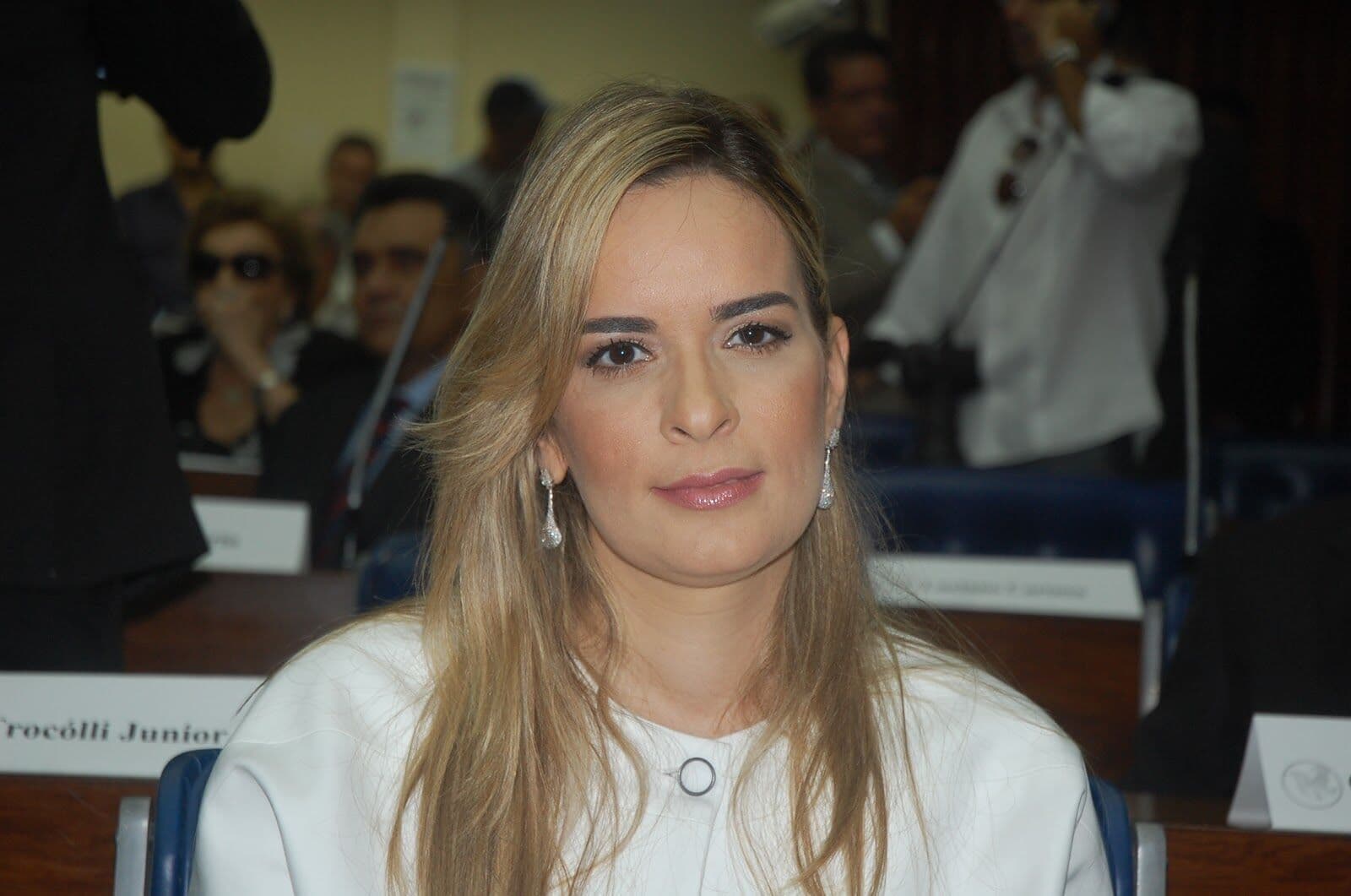 Daniella chama Aguinaldo Ribeiro de "futuro senador" em evento e afasta rumores de sua pré-candidatura ao governo do Estado