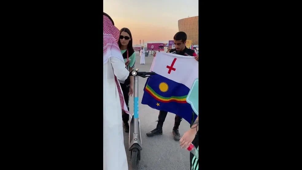 Brasileiro diz que autoridades do Catar tomaram bandeira de Pernambuco após confundi-la com apoio a LGBTQIA+