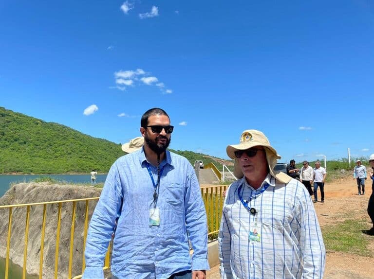 Ministério do Desenvolvimento Regional visita reservatório na Paraíba e obra do Ramal do Apodi, ligada à transposição