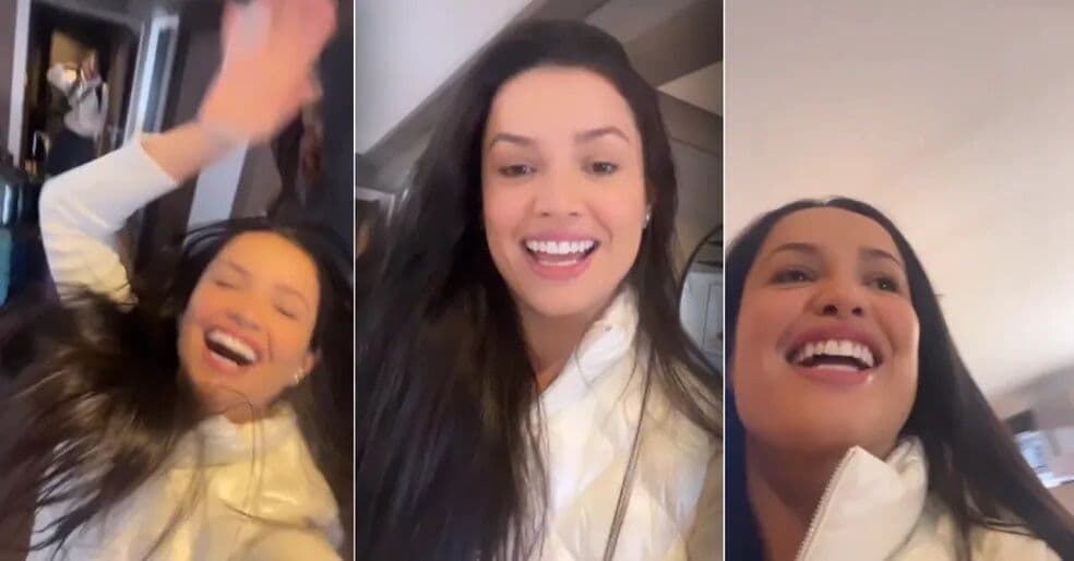 Paraibana Juliette Freire passa por sufoco em avião: "arremeteu duas vezes, eu já estava rezando"