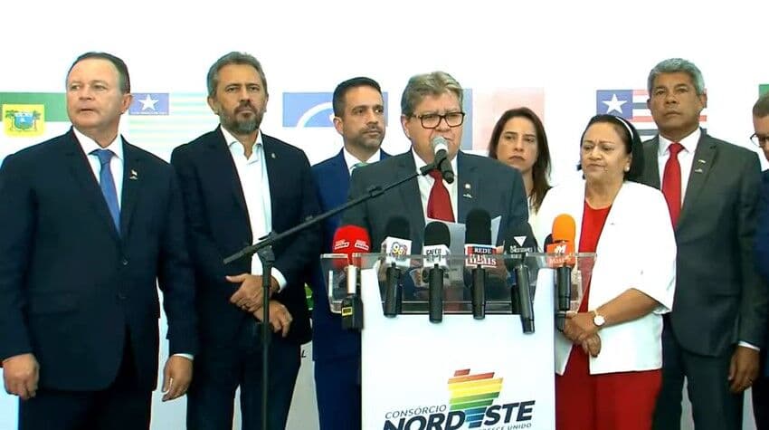 Em João Pessoa, governadores do Nordeste elencam segurança hídrica e outros temas de destaque para carta a Lula