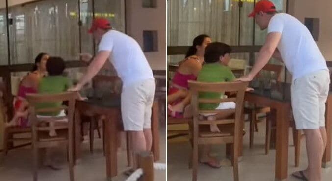 Empresário agride a mulher em hotel no Rio Grande do Norte e é filmado gritando com ela na frente dos filhos