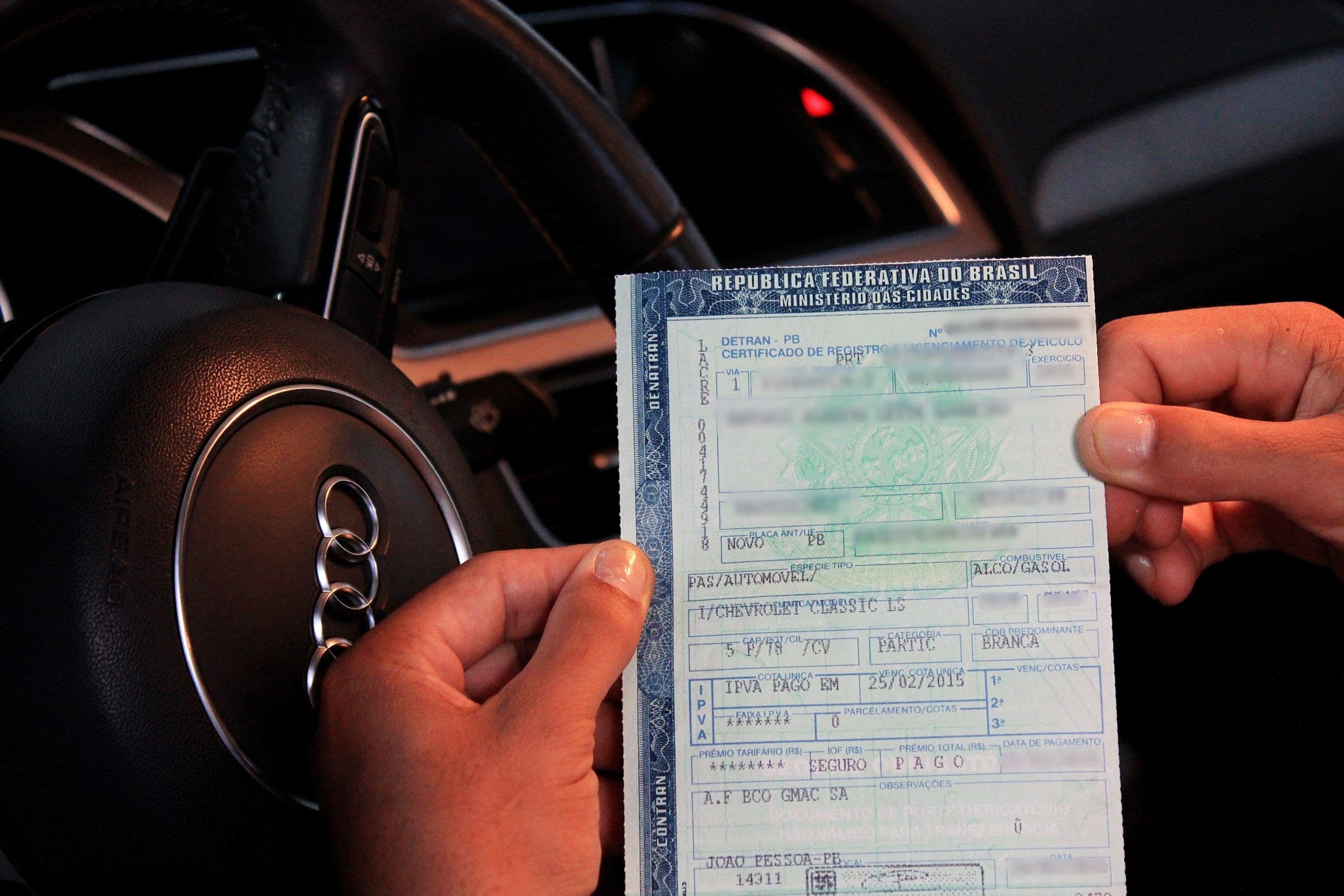 Prazo de pagamento do IPVA de placa final 2 com desconto de 10% termina nesta terça-feira