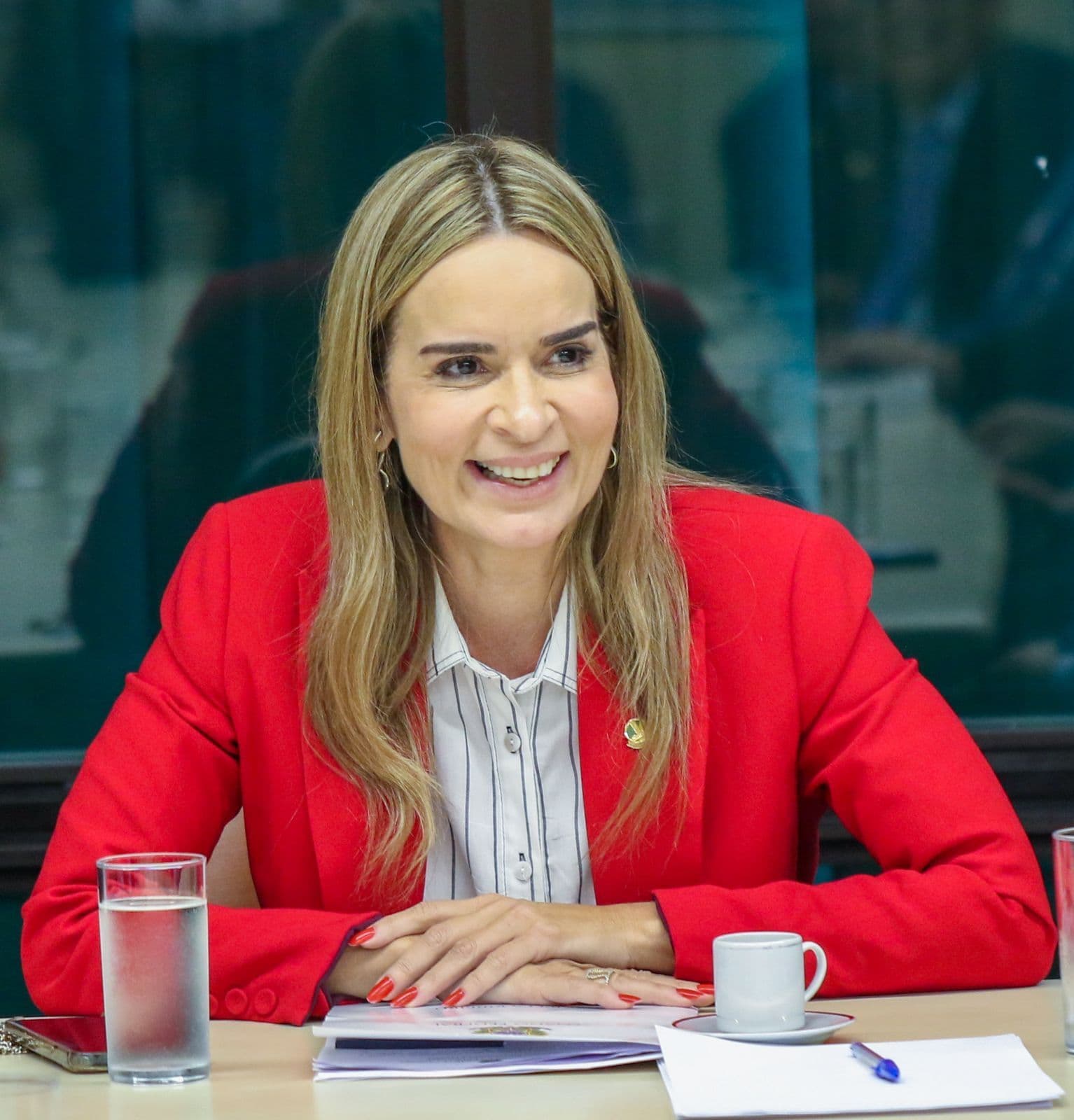 Daniella Ribeiro diz que vota em João Azevêdo para o Senado e desconversa sobre destino político do filho, vice-governador