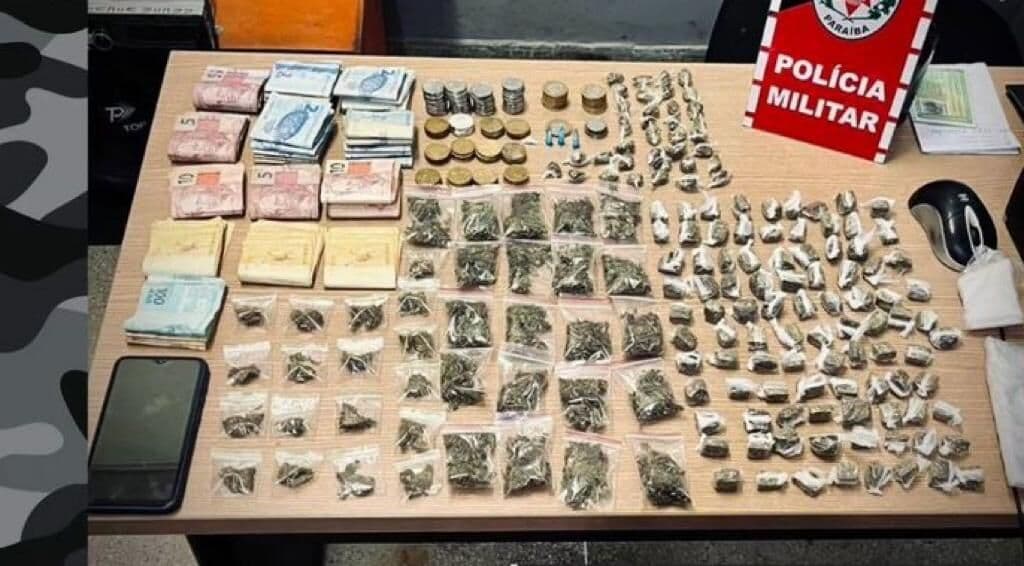 Três homens são presos com maconha, cocaína e crack durante operação contra o tráfico de drogas em Campina Grande