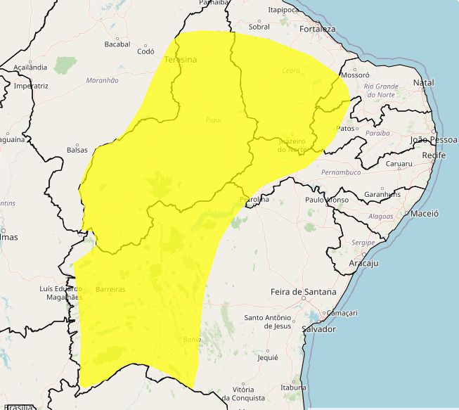 Onda de calor atinge mais de 50 municípios no Sertão da Paraíba esta semana; temperatura deve subir 5ºC