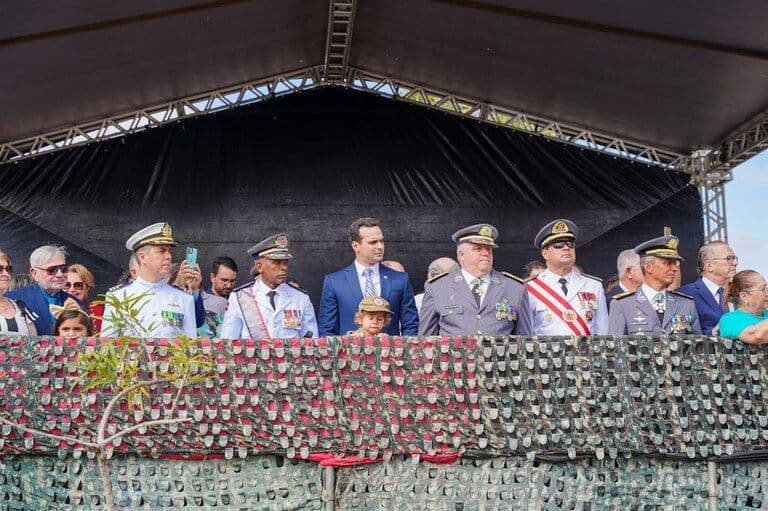 Lucas Ribeiro participa de desfile cívico-militar da Independência do Brasil em João Pessoa