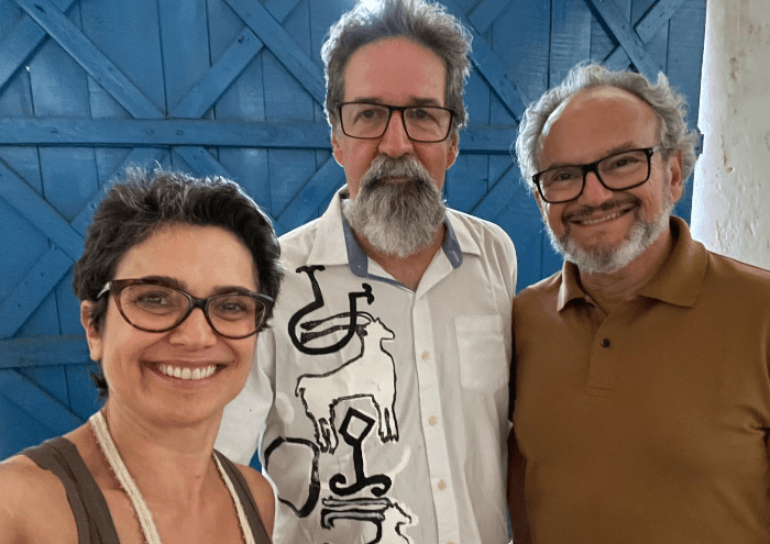 Sandra Annenberg e Ernesto Paglia visitam casa de Ariano Suassuna em Taperoá: "que privilégio"