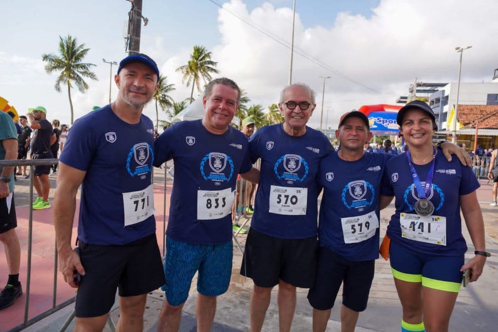 Corrida solidária da Guarda Municipal de João Pessoa reúne mais de mil atletas e Cícero Lucena destaca investimentos da prefeitura no esporte