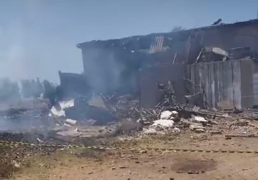 Incêndio em fábrica de doces deixa dois feridos em Sousa