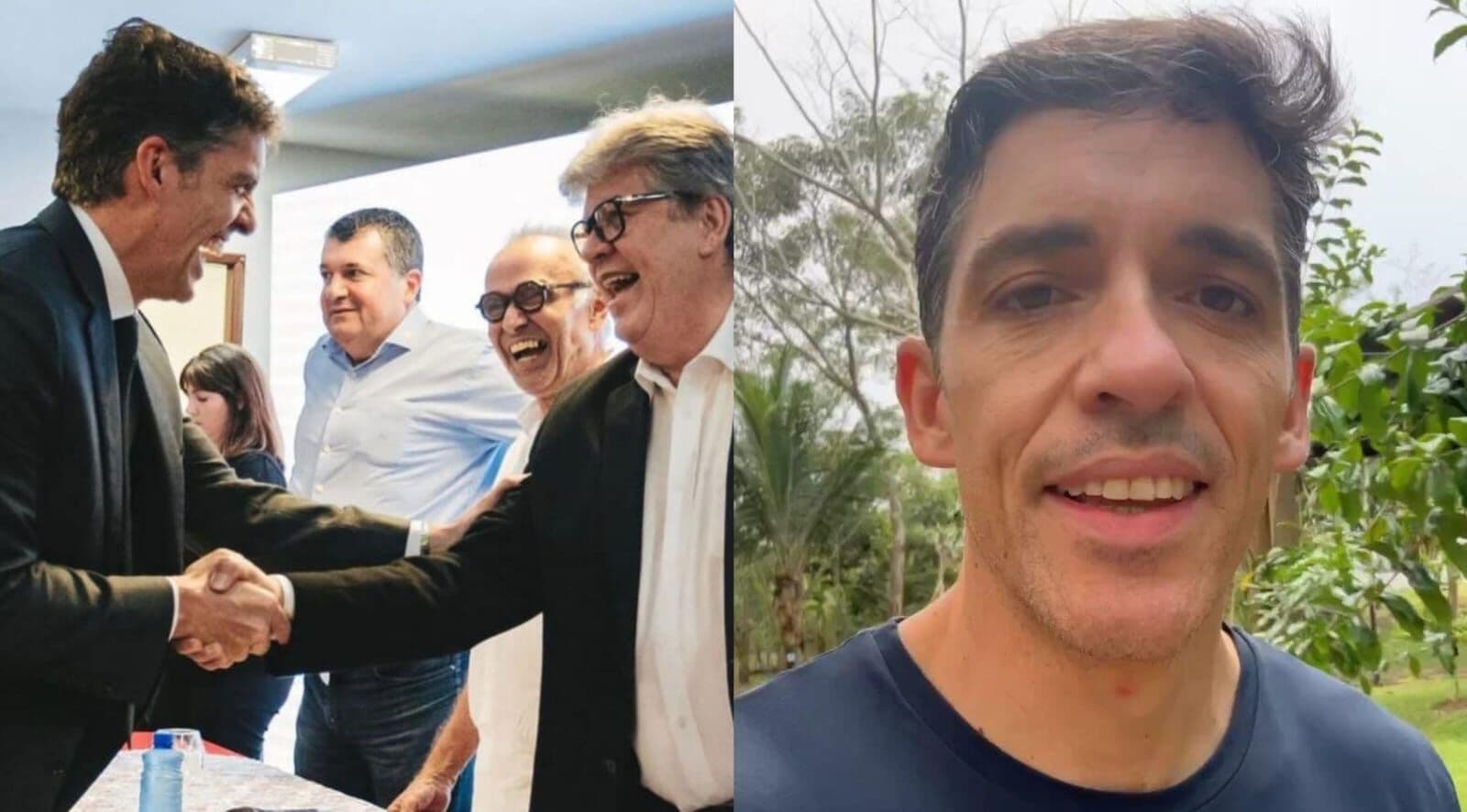 Tovar explica foto com João Azevêdo e nega adesão ao Governo; após crítica, Pedro Cunha Lima apaga post