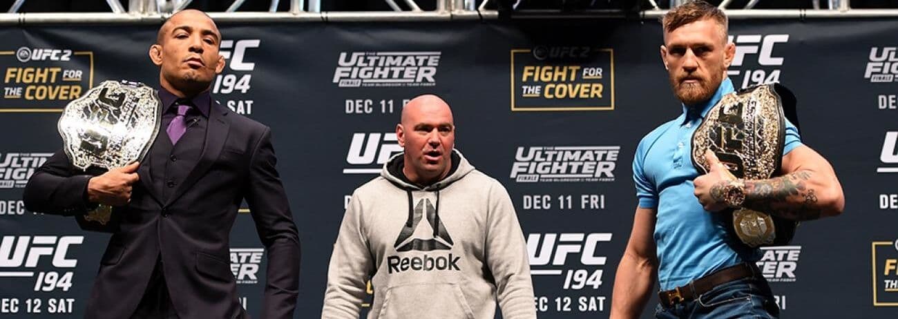 McGregor afirma que ‘adoraria’ lutar no Brasil, e José Aldo rebate: ‘A história seria diferente’