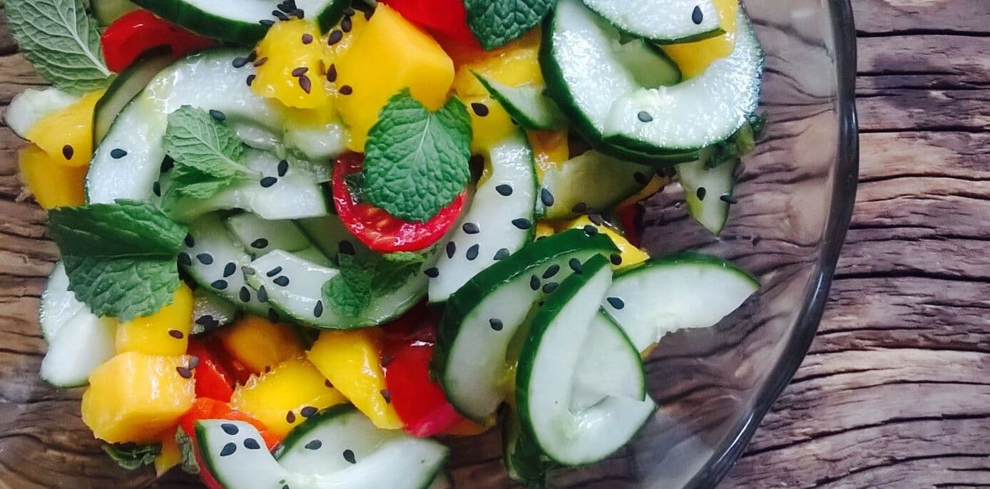 Salada Tropical, uma refeição leve e bastante nutritiva