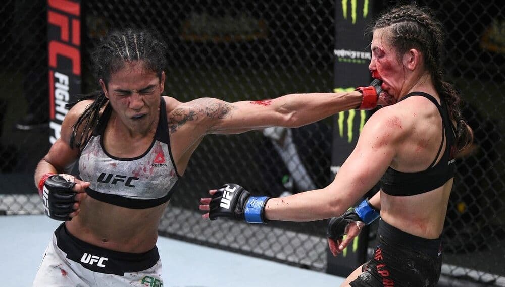 Viviane Araújo dedica vitória no UFC à avó vítima da Covid-19: "Fiquei muito emocionada"