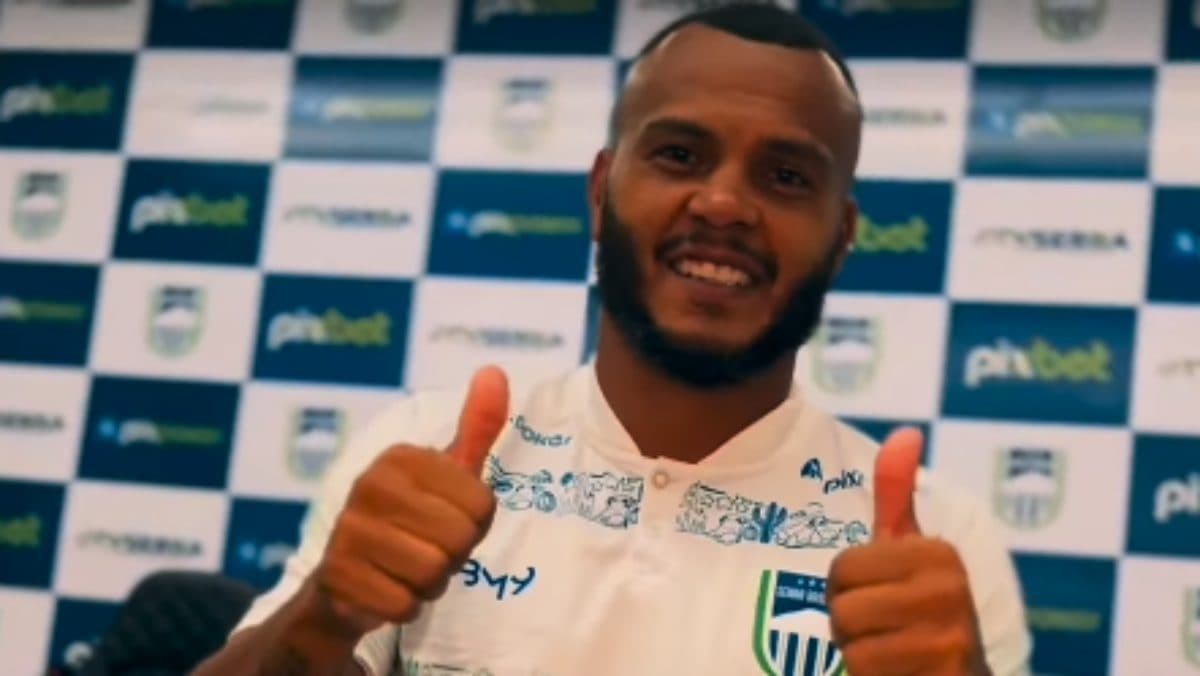 Serra Branca anuncia a contratação do lateral Jefferson Feijão, ex-Santa Cruz