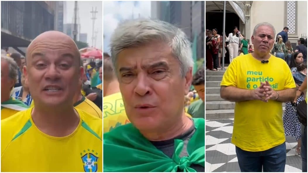 Cabo Gilberto, Wellington Roberto e Marcelo Queiroga marcam presença em ato pró-Bolsonaro