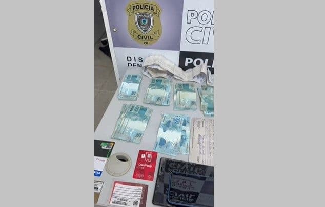 Operação prende suspeito de assaltos a banco, tráfico de drogas e receptação, em Campina Grande