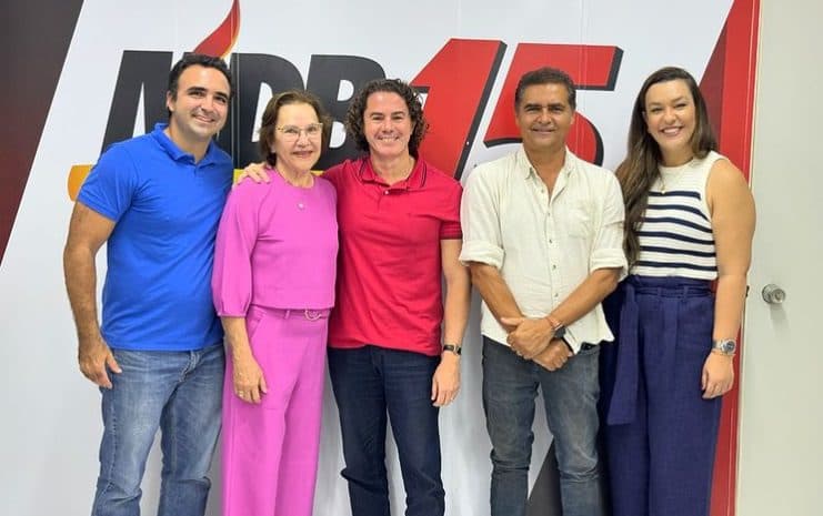 Após deixar PSDB, Léa Toscano se reúne com Veneziano na sede do MDB