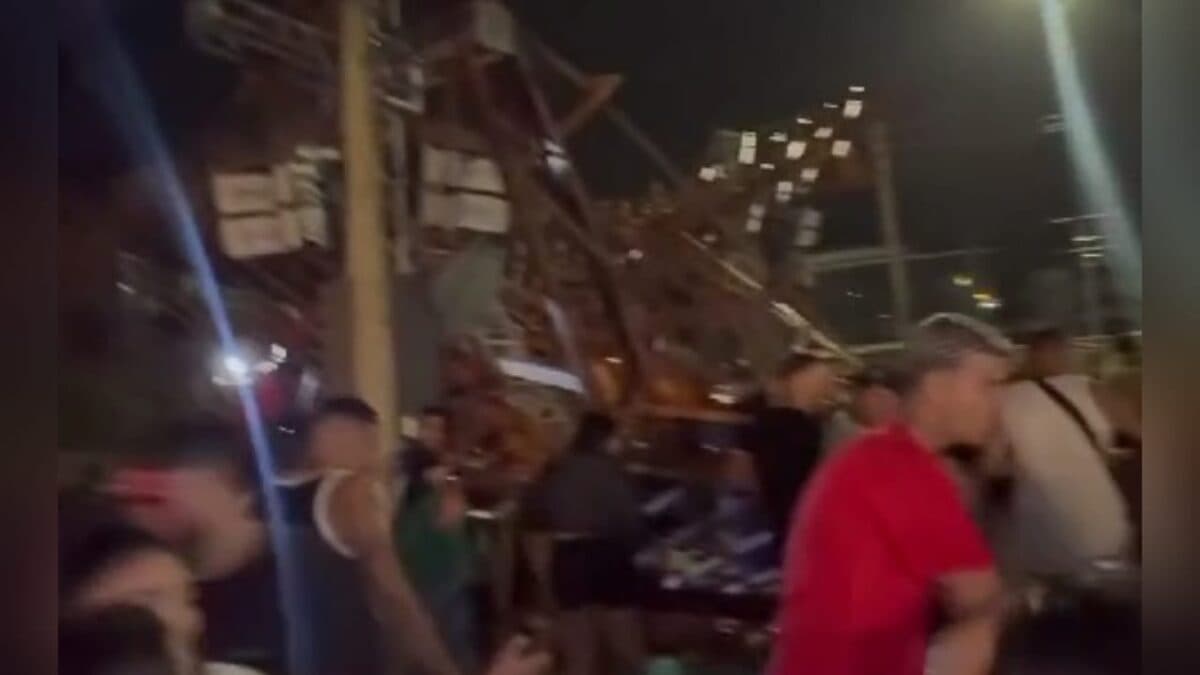 VÍDEOS E FOTOS: parte de estrutura da casa de shows 'Up Garden' desaba durante evento em João Pessoa e deixa feridos