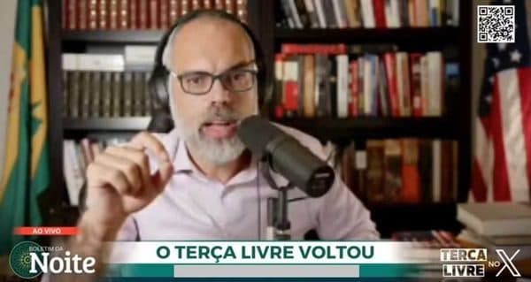 Musk x Moraes: conta de Allan dos Santos volta e ele faz live no X