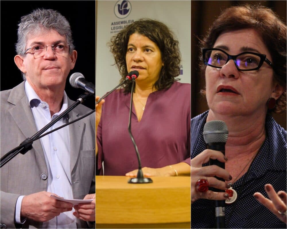 Ricardo Coutinho, Estela Bezerra e Márcia Lucena declaram apoio a Luciano Cartaxo, em João Pessoa