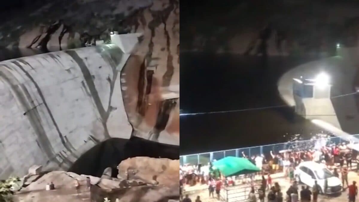 VÍDEO: açude onde foi gravado o filme 'Bacurau', no Seridó, sangra e viraliza nas redes sociais