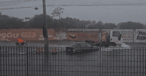 João Pessoa registra mais de 120 milímetros de chuva em 24h; confira municípios com maiores precipitações