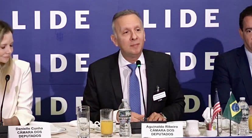 “Não podemos permitir aumento de impostos”, diz Aguinaldo Ribeiro em Nova York