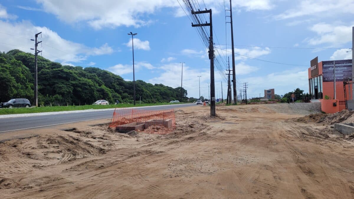 Sem trabalhadores: obras de triplicação da BR-230 têm aspecto de paralisação na Grande João Pessoa