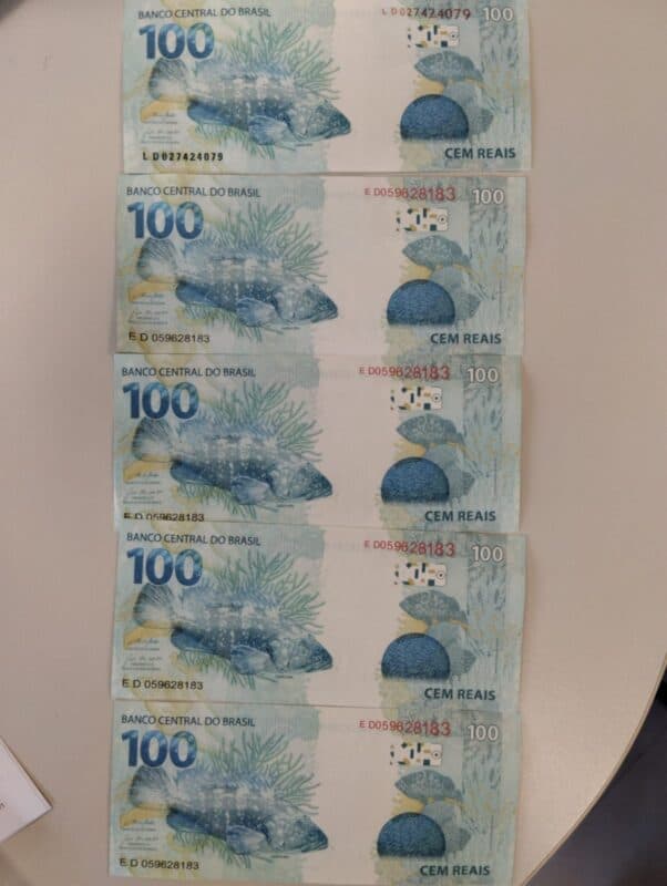 Polícia Federal investiga circulação de cédulas falsas de R$100 em Bayeux