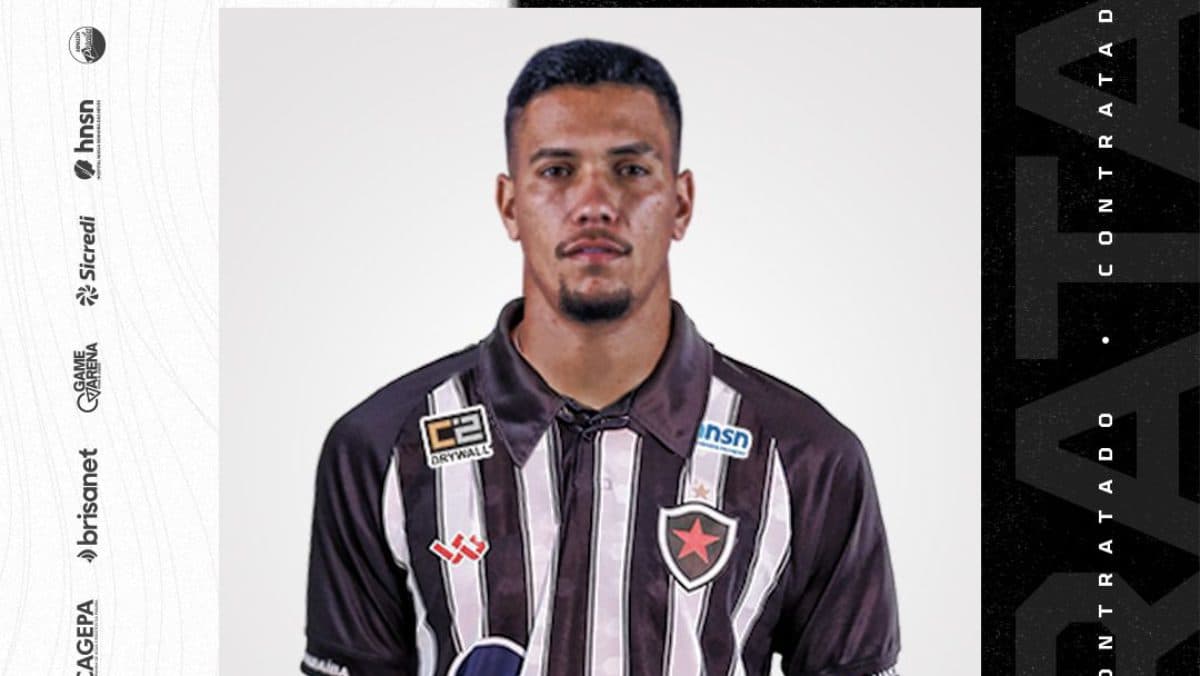Botafogo-PB oficializa contratação do atacante Vinícius Leite