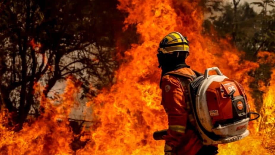 Bombeiros do DF apagam incêndio em área de nascente do Lago Paranoá