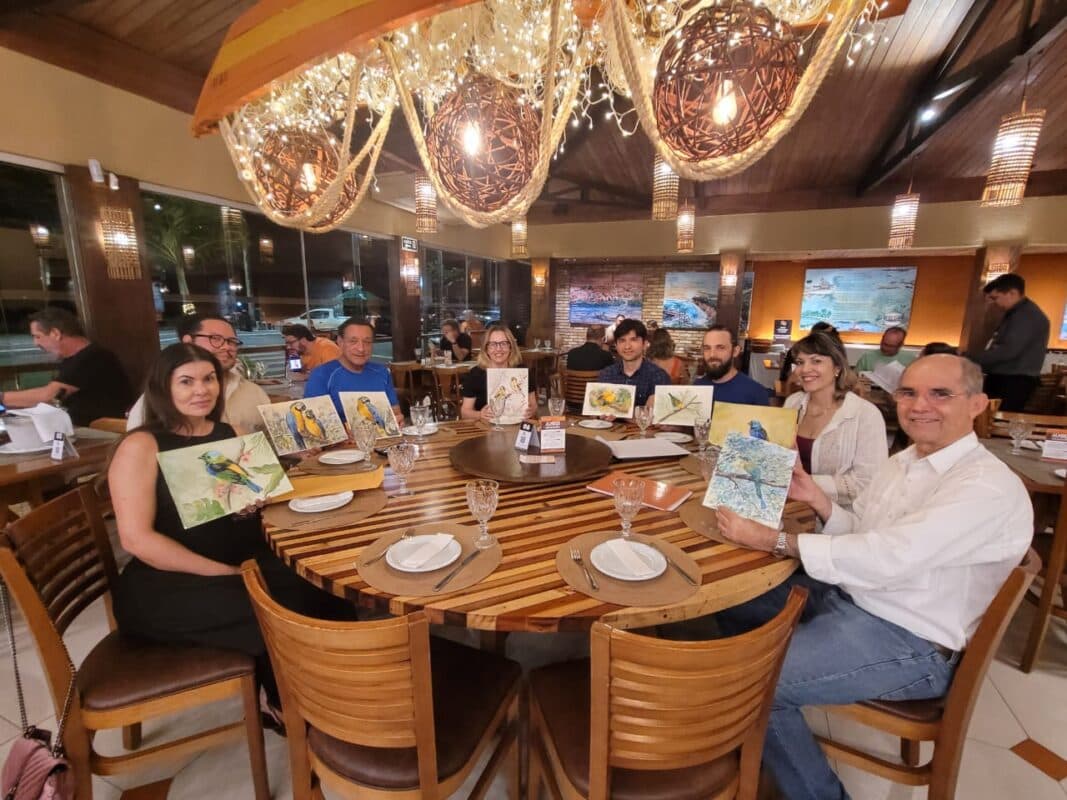Coletiva de aquarelas vai homenagear aves do Brasil na semana da pátria