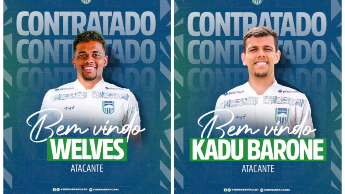 Serra Branca contrata os atacantes Welves Santos e Kadu Barone de olho no Estadual