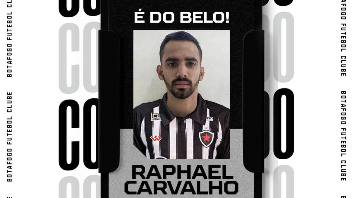 Botafogo-PB confirma contratação do zagueiro Raphael Carvalho, ex-Cianorte-PR