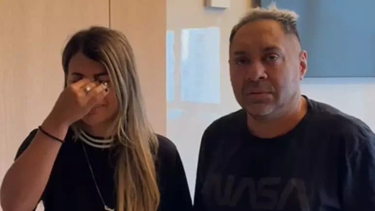 Esposa de Tiririca chora em vídeo após assalto em São Paulo: 'muito nervosa'